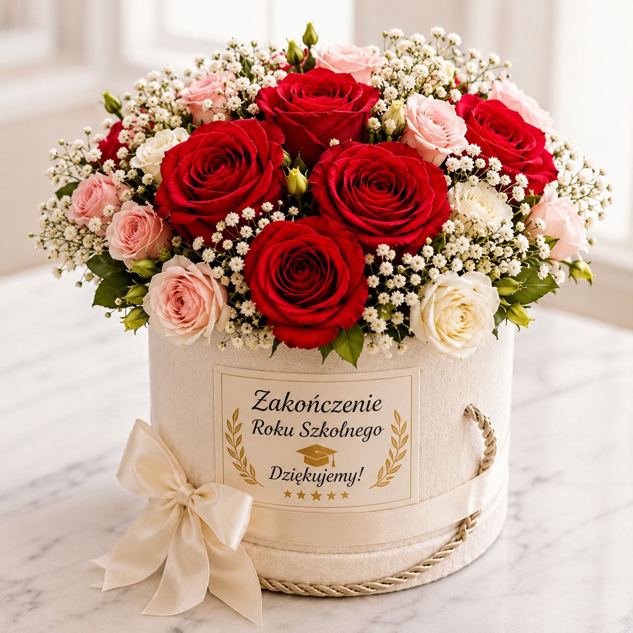 🎓 Flower Box na Zakończenie Roku Szkolnego – Płock 🌹