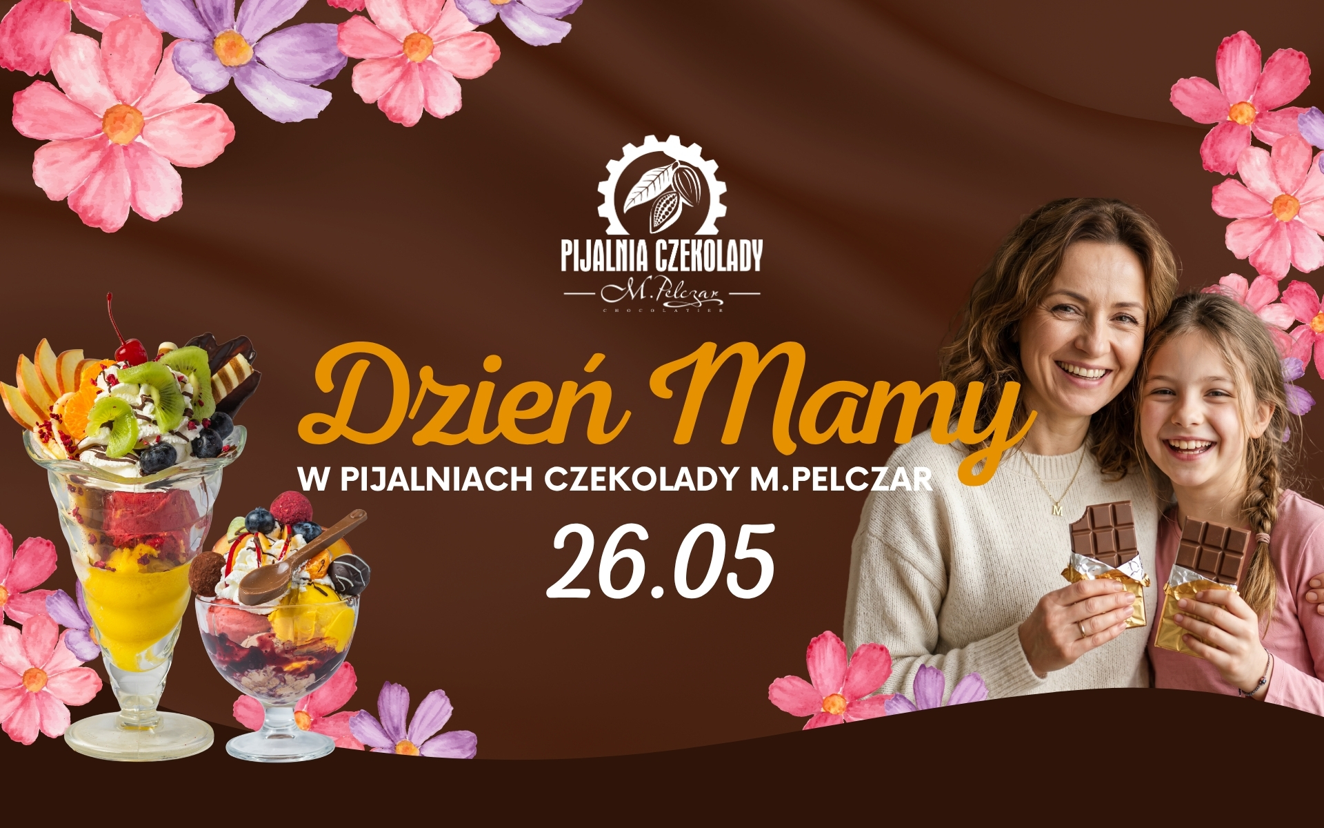Świętuj DZIEŃ MAMY w Pijalni Czekolady M.Pelczar w Krynicy-Zdroju‼️👩🍫🌷