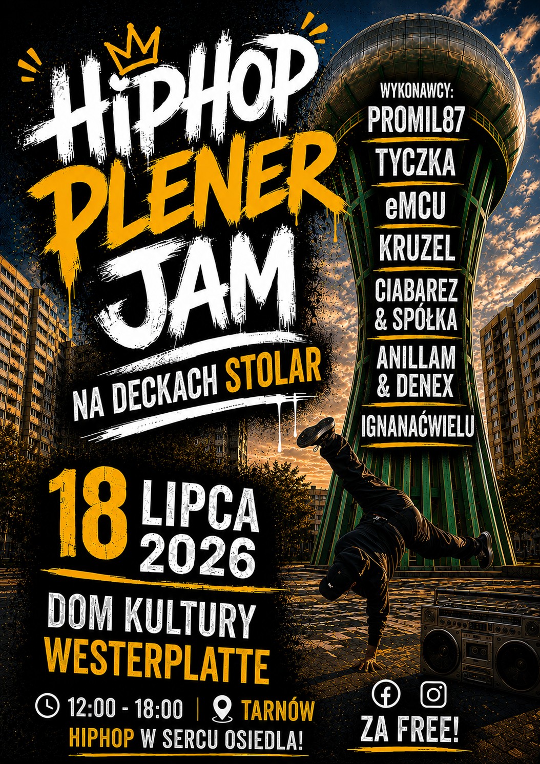 Hip-Hop Plener Jam Tarnów, Dom Kultury Westerplatte