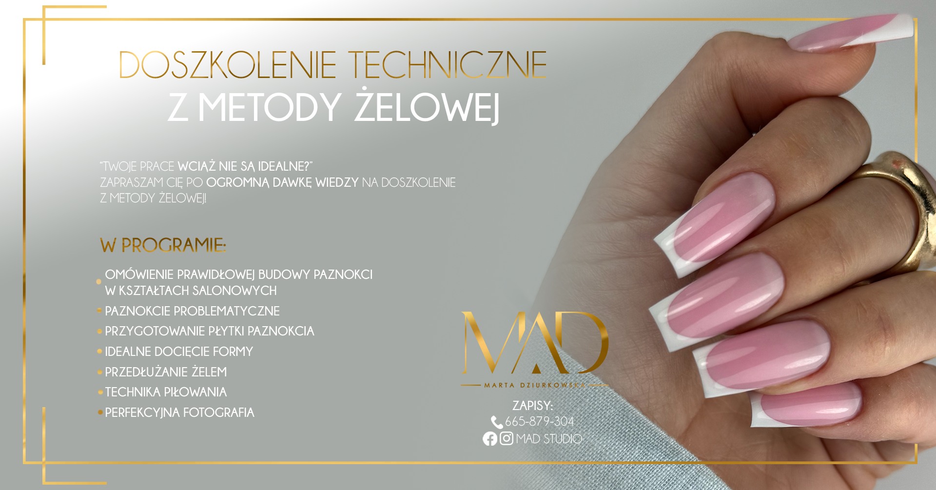 Doszkolenie z metody Żelowej 25.05.2026r. MAD Studio Częstochowa
