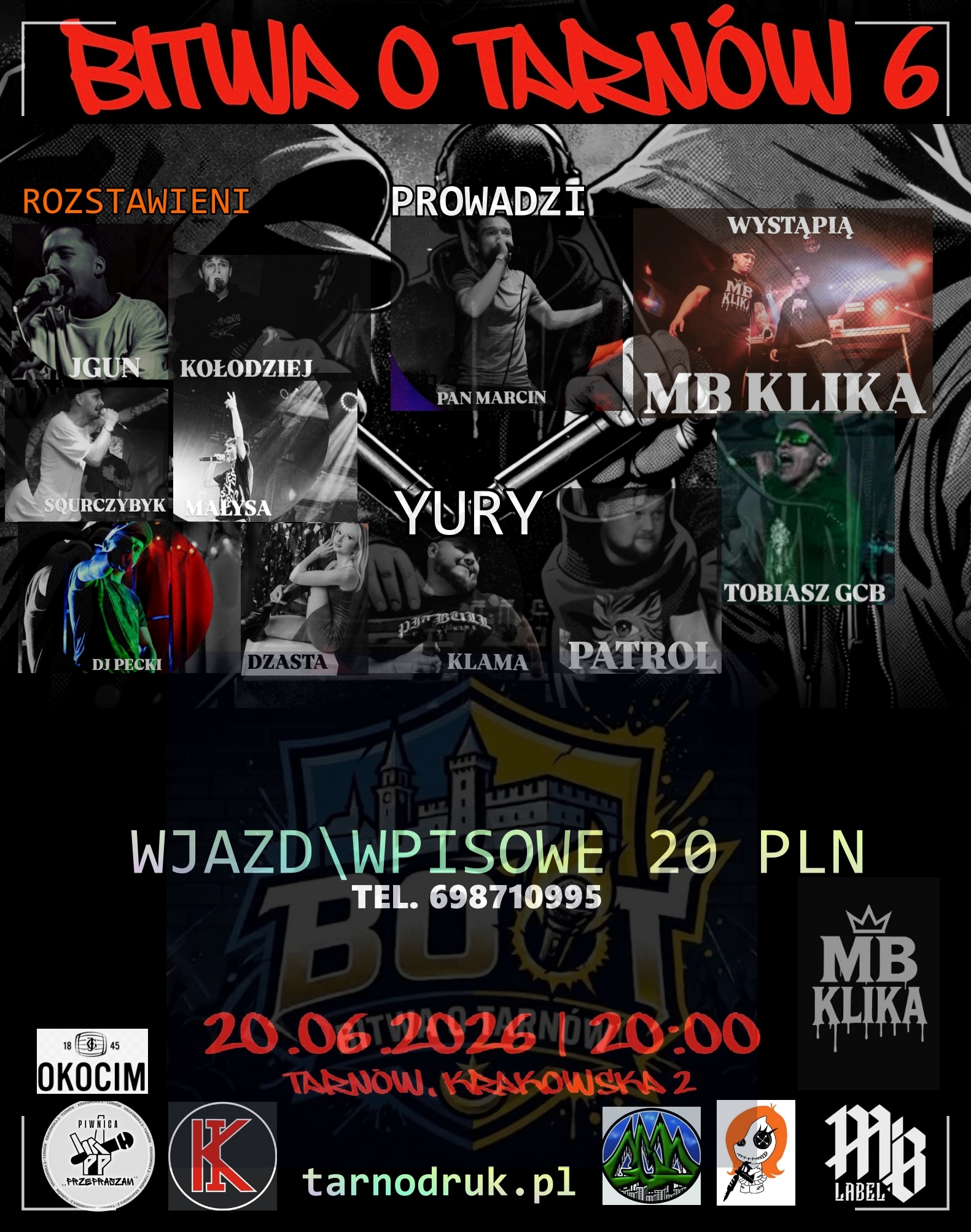 Bitwa o Tarnów 6 🎤 20.06.2026 🎤