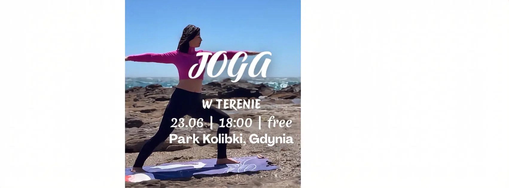 Joga w terenie Park Kolibki Gdynia