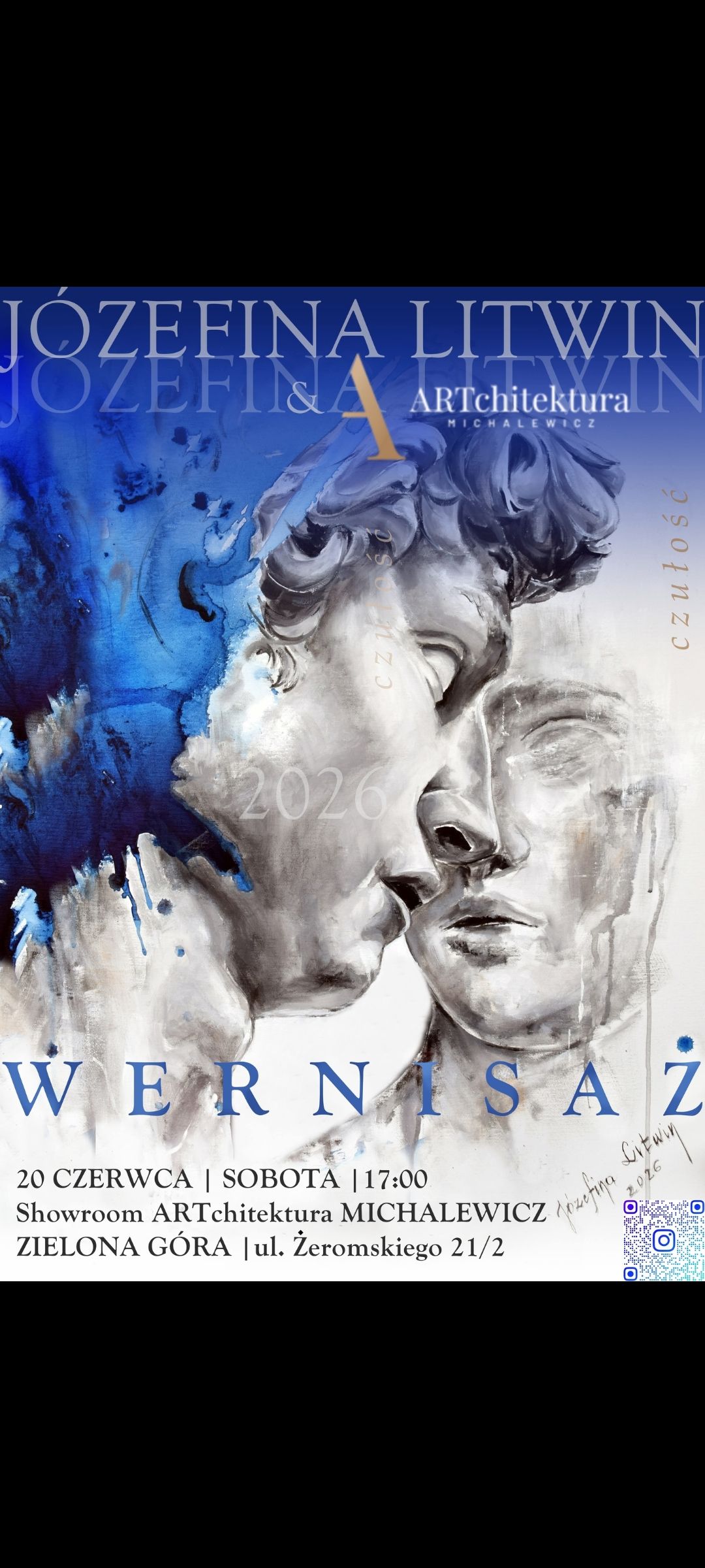 Józefina Litwin & ARTchitektura Michalewicz - otwarcie wystawy CZUŁOŚĆ - 20.06.2026 - Zielona Góra