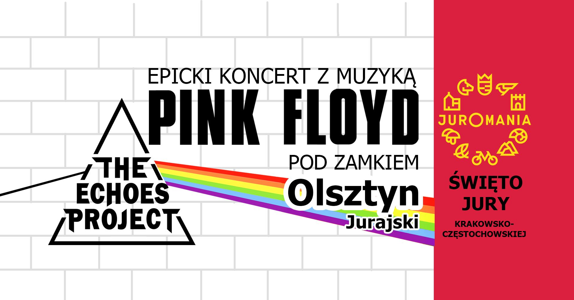 Koncert z muzyką PINK FLOYD pod Zamkiem w Olsztynie