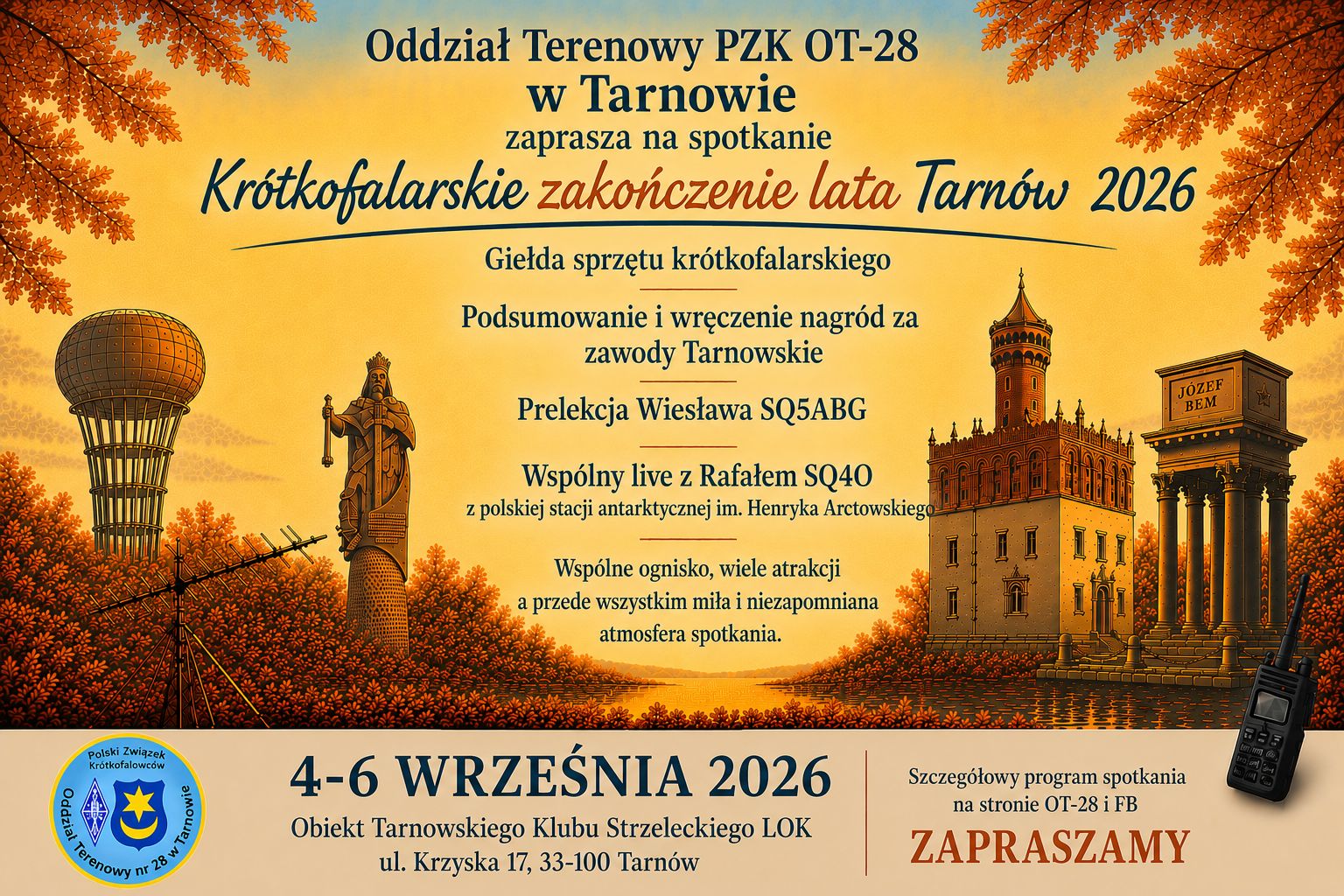Krótkofalarskie zakończenie lata Tarnów 2026