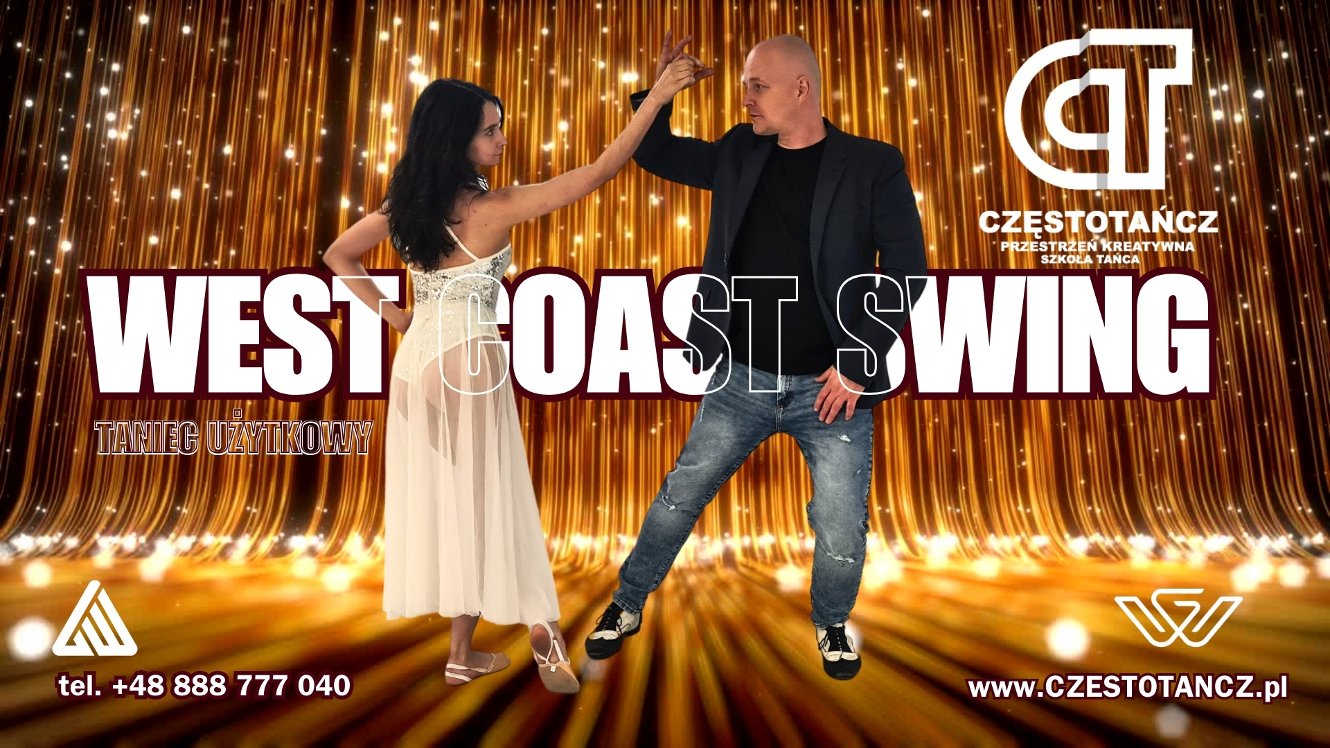 KURS INTENSYWNY | WEST COAST SWING Częstochowa - Zajęcia regularne od podstaw!