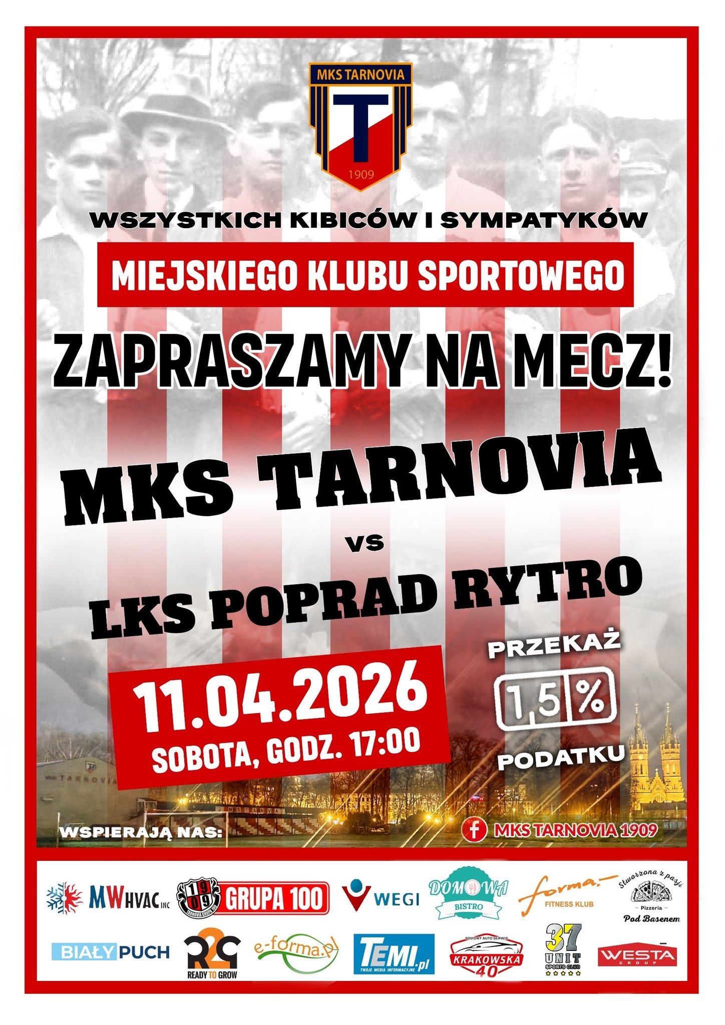 #PoraNaRewanż - MKS TARNOVIA vs Poprad Rytro
