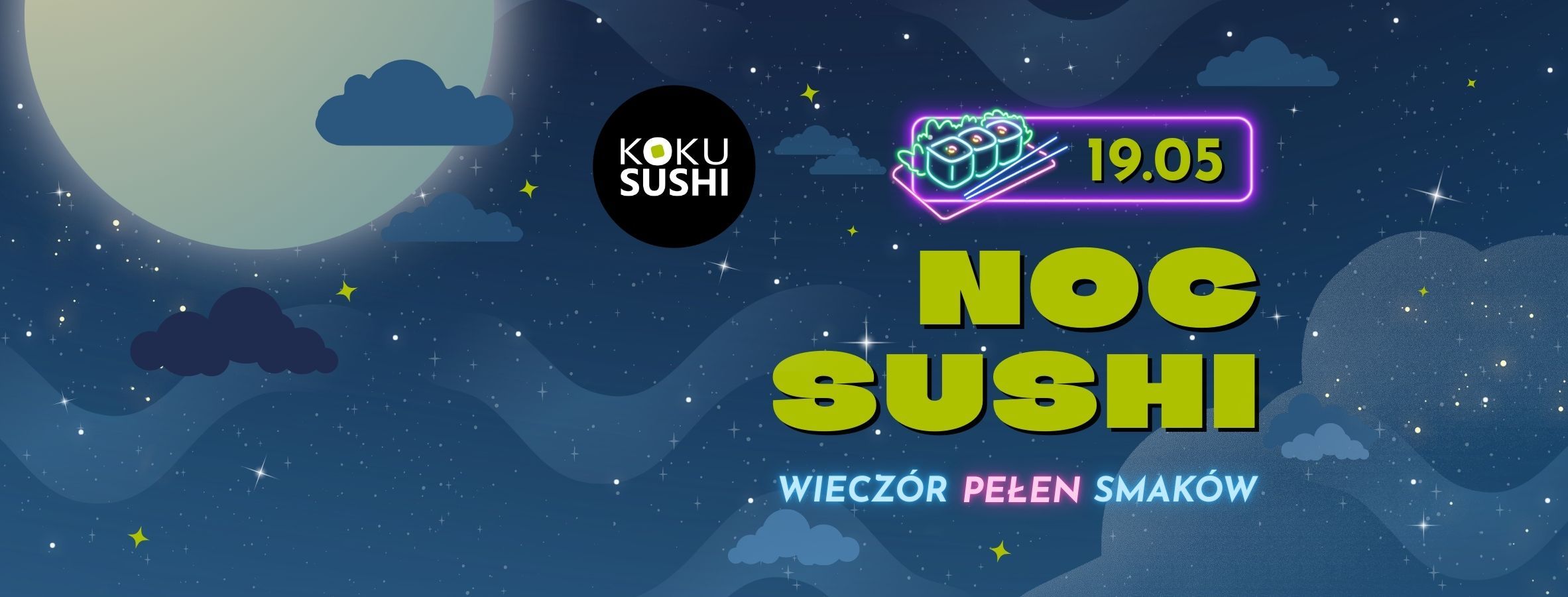 Majowa Noc Sushi w Koku Sushi Wałbrzych 