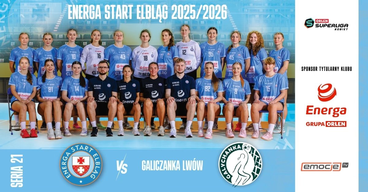 Seria 21: Energa Start Elbląg vs HC Galiczanka Lwów