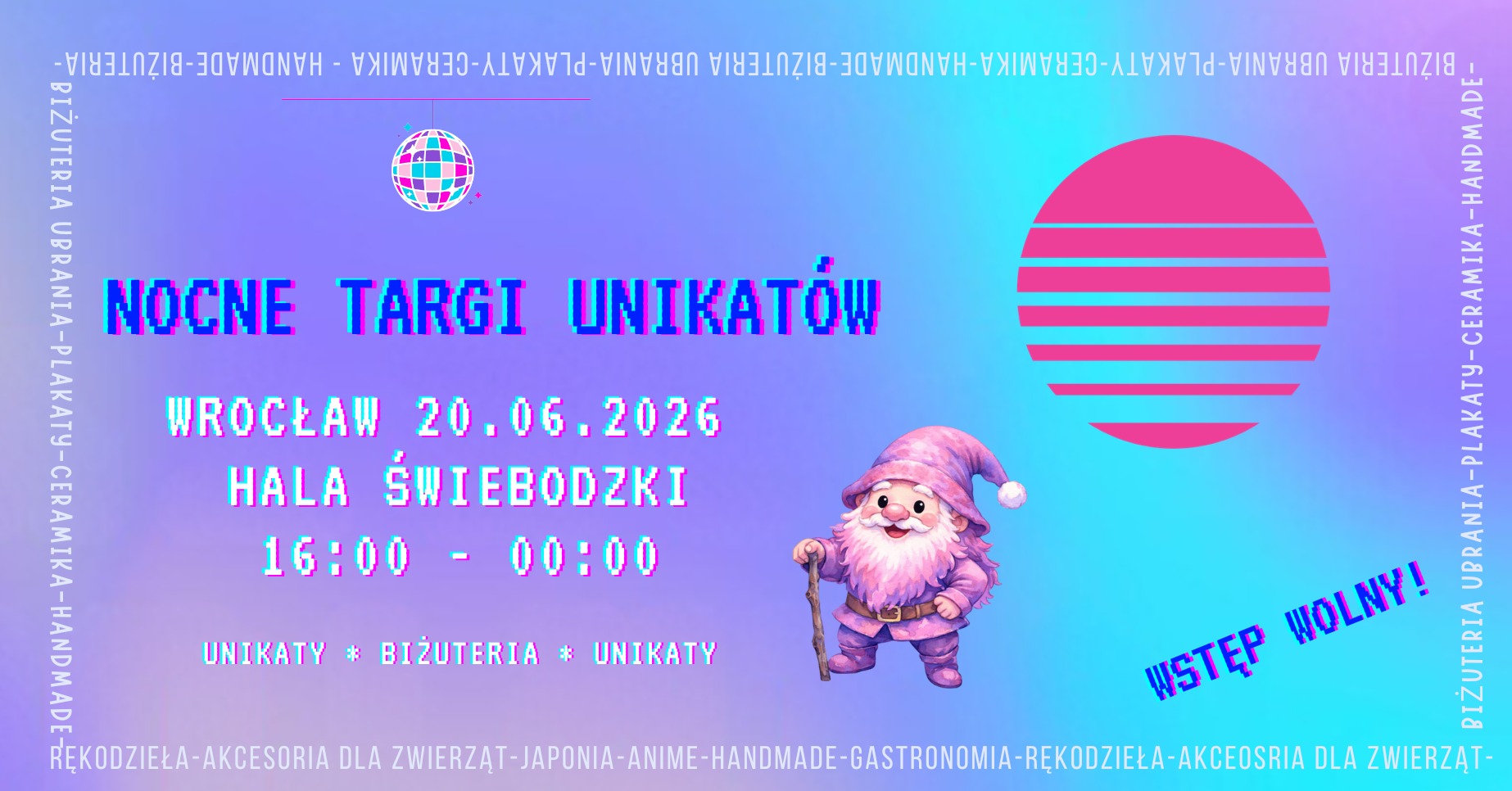 Nocne Targi Unikatów | 20.06.2026 | Wrocław