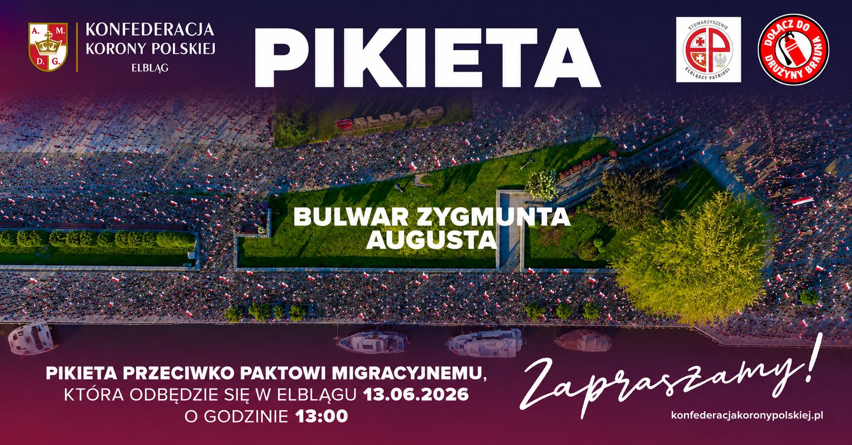Elbląg przeciwko imigracji 