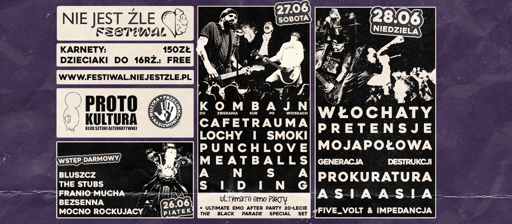 Nie Jest Źle Festiwal 2026 / Wrocław - Protokultura