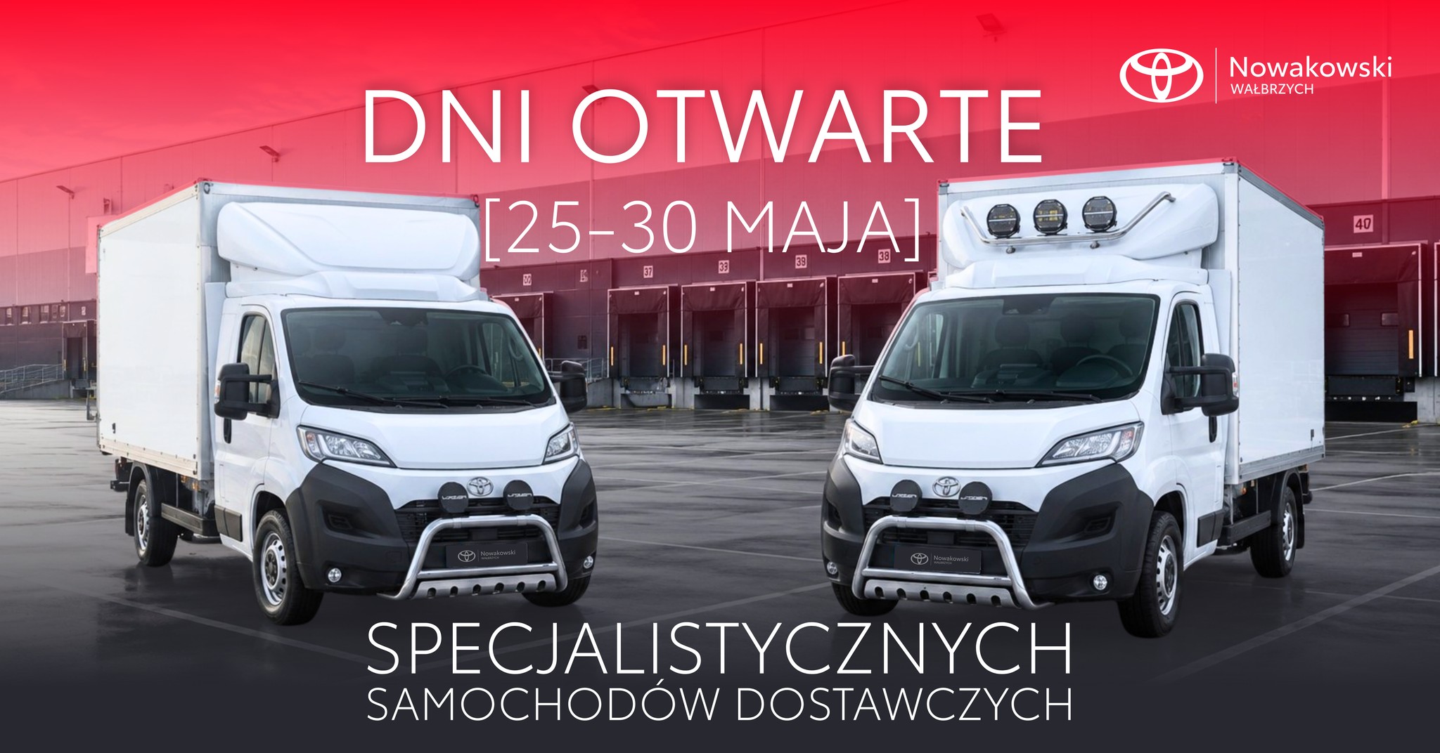 Dni Otwarte Specjalistycznych Samochodów Dostawczych w Toyota Nowakowski Wałbrzych 🚐