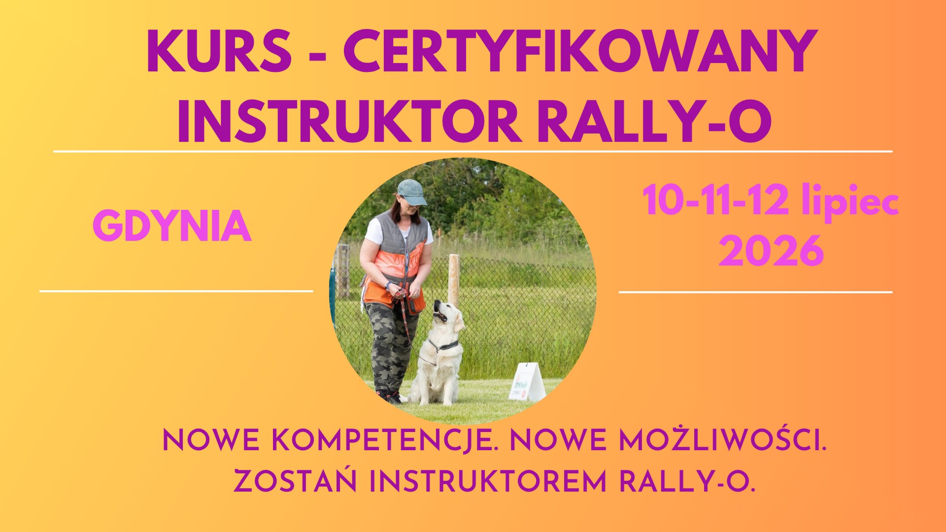 Kurs Certyfikowany Instruktor Rally-O GDYNIA