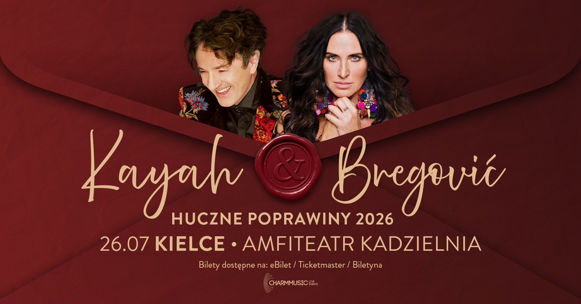 Kayah & Bregović | Amfiteatr Kadzielnia, KIELCE | 26.07.2026