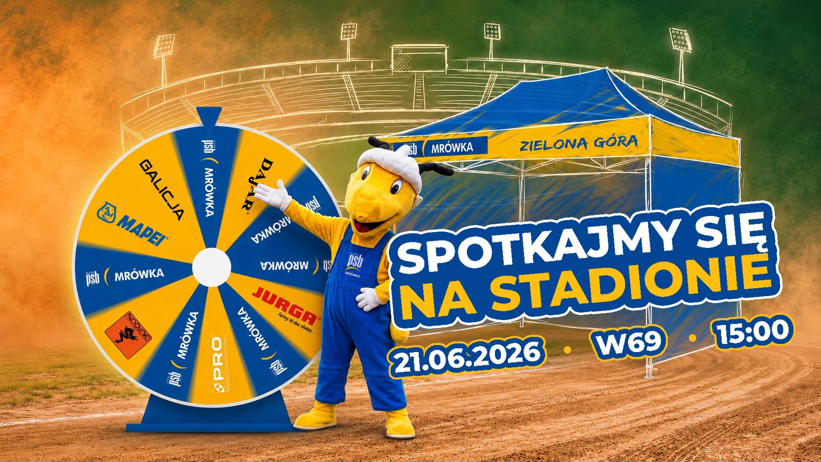Strefa PSB Mrówka Zielona Góra na Stadionie W69