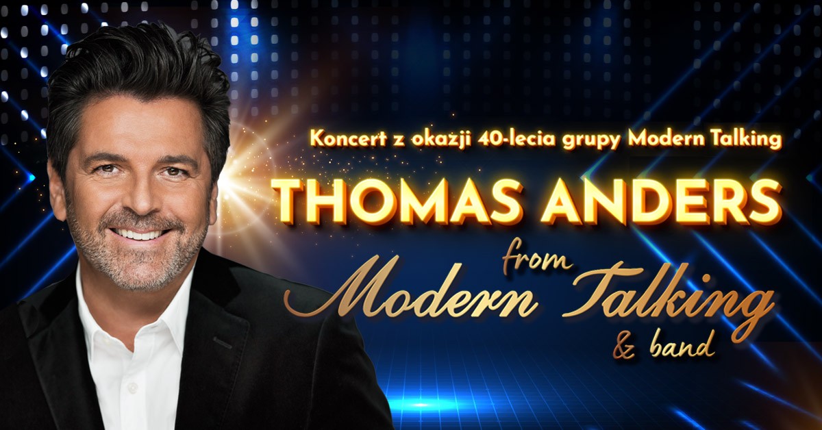 Częstochowa: Thomas Anders from Modern Talking & Band - 40-lecie grupy Modern Talking