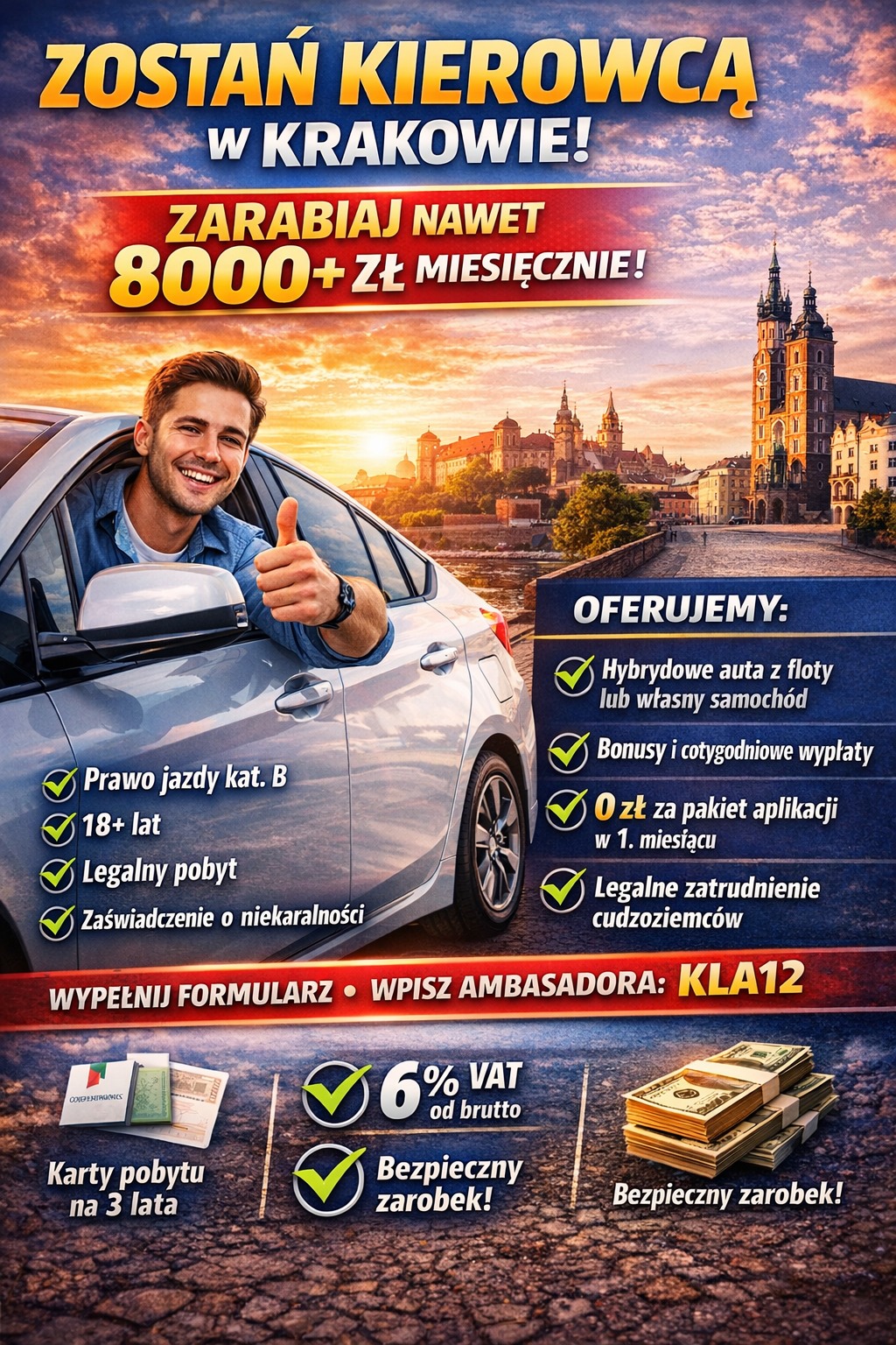 SZUKAMY KIEROWCY KRAKÓW