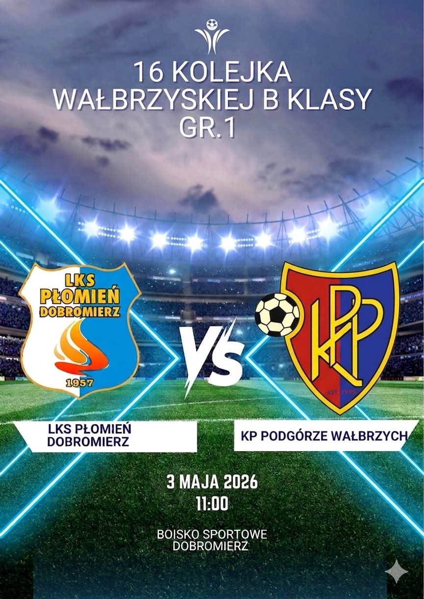 LKS Płomień Dobromierz vs KP Podgórze Wałbrzych 