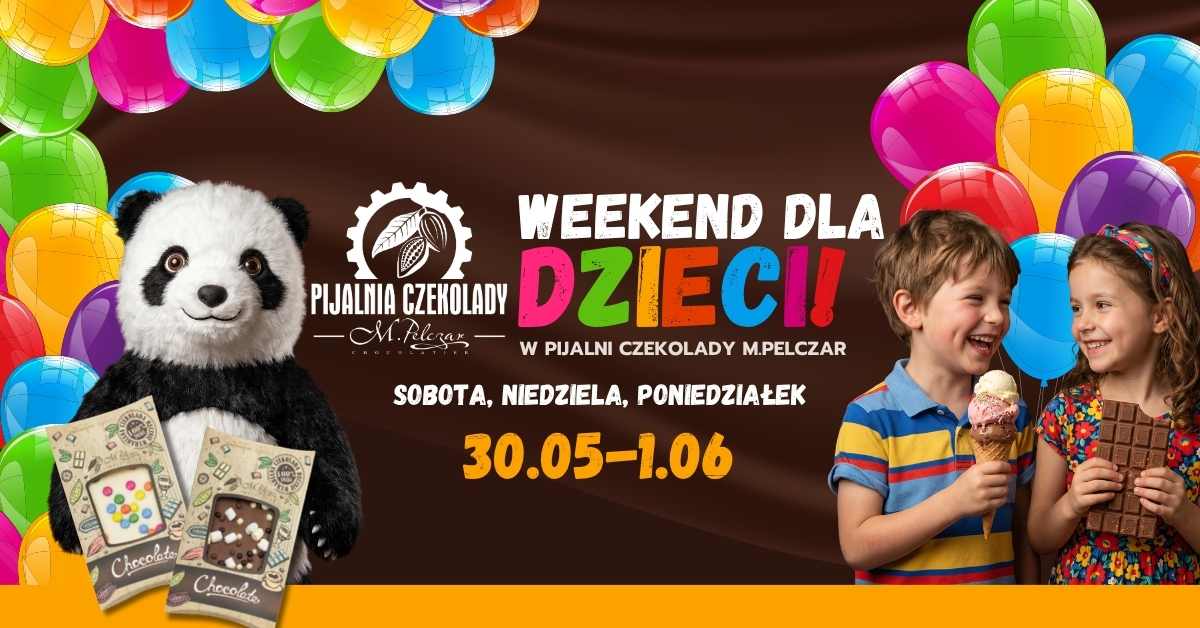 WEEKEND dla DZIECI w Pijalni Czekolady M.Pelczar w Krynicy-Zdroju‼️🥳🍫👧👦