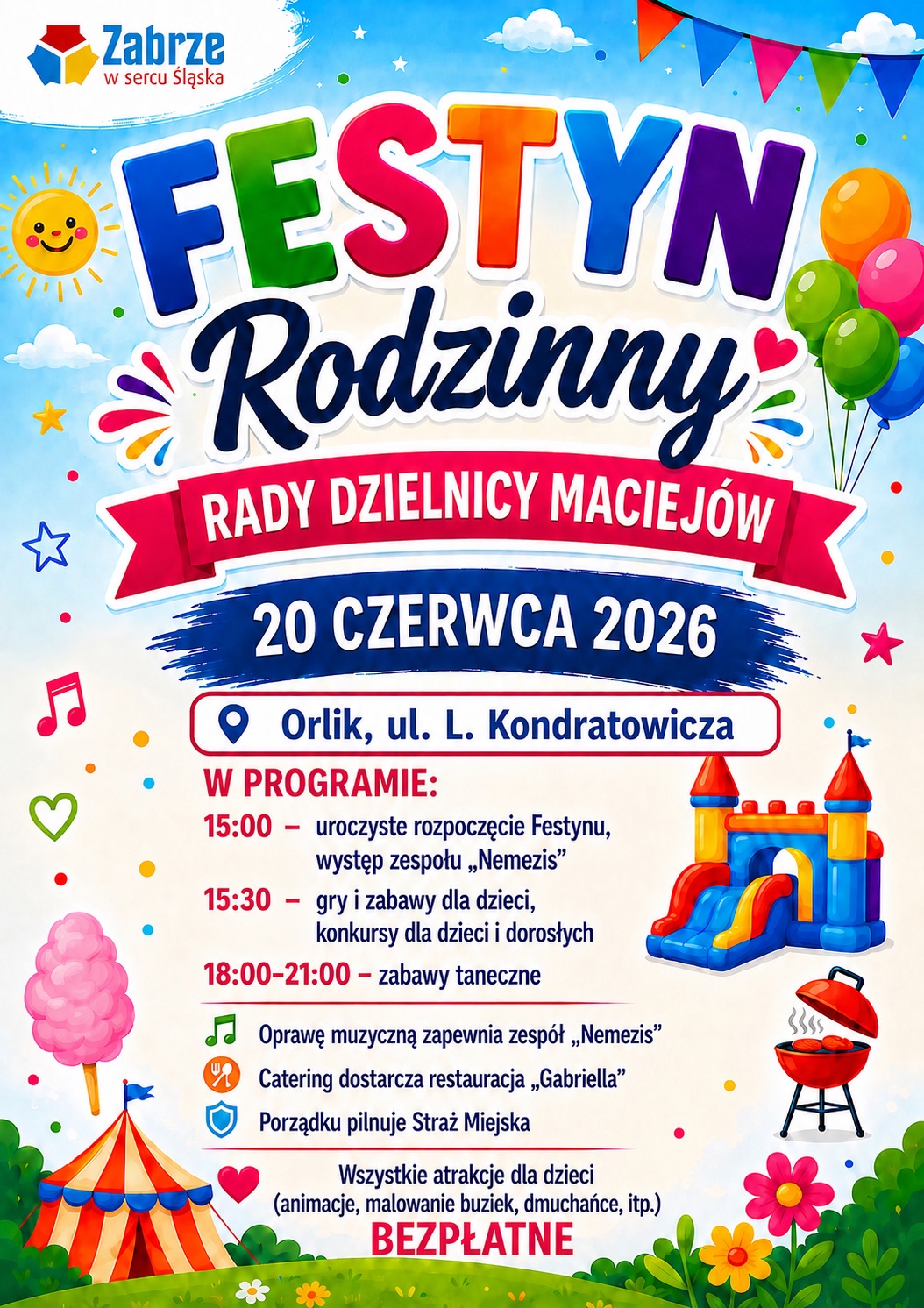 FESTYN RODZINNY RADY DZIELNICY MACIEJÓW