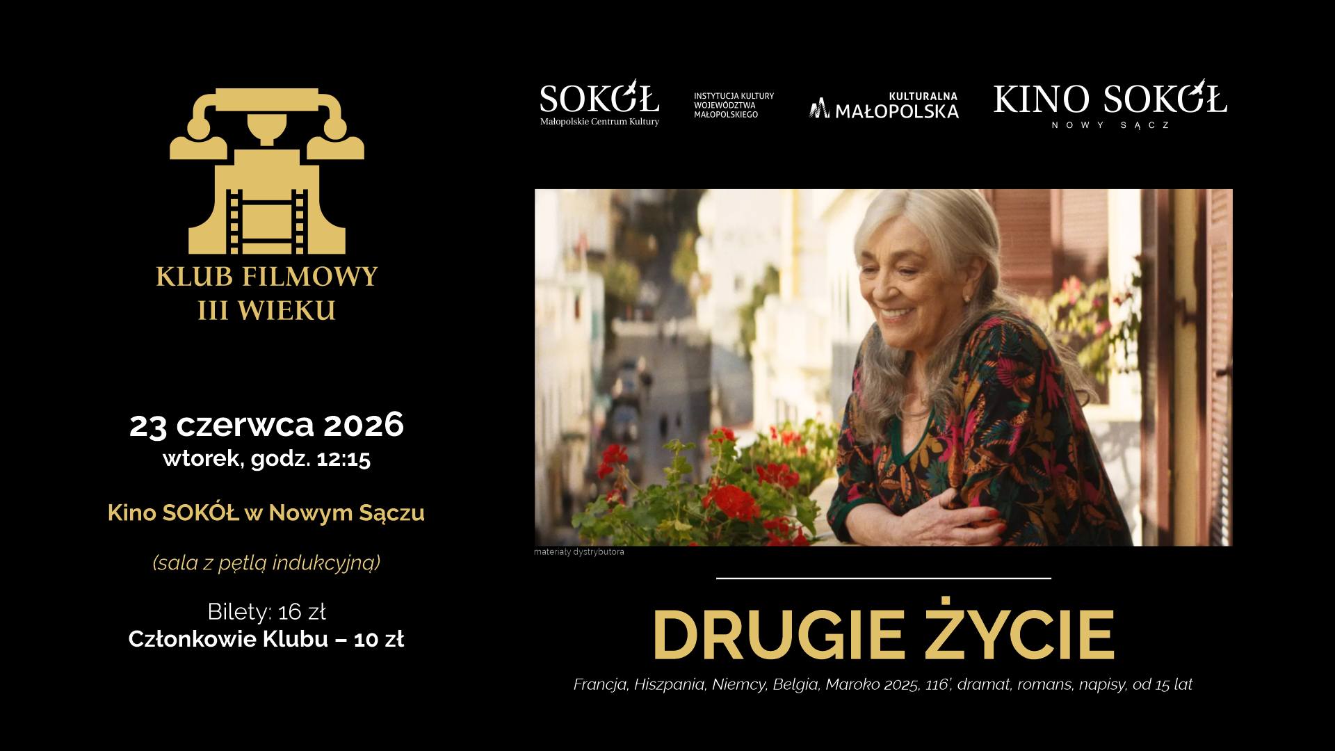 Klub Filmowy III Wieku: „Drugie życie”