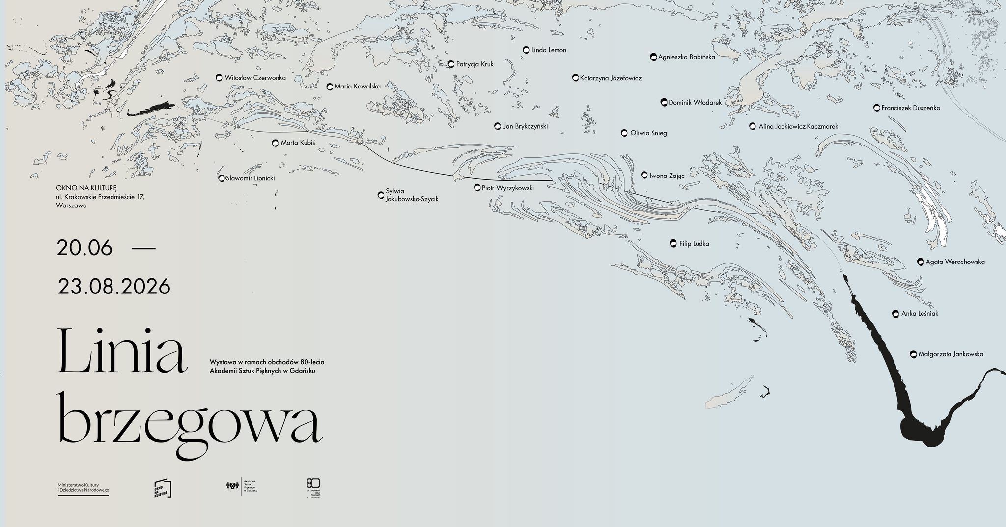 Linia brzegowa. Wystawa w ramach obchodów 80-lecia ASP Gdańsk