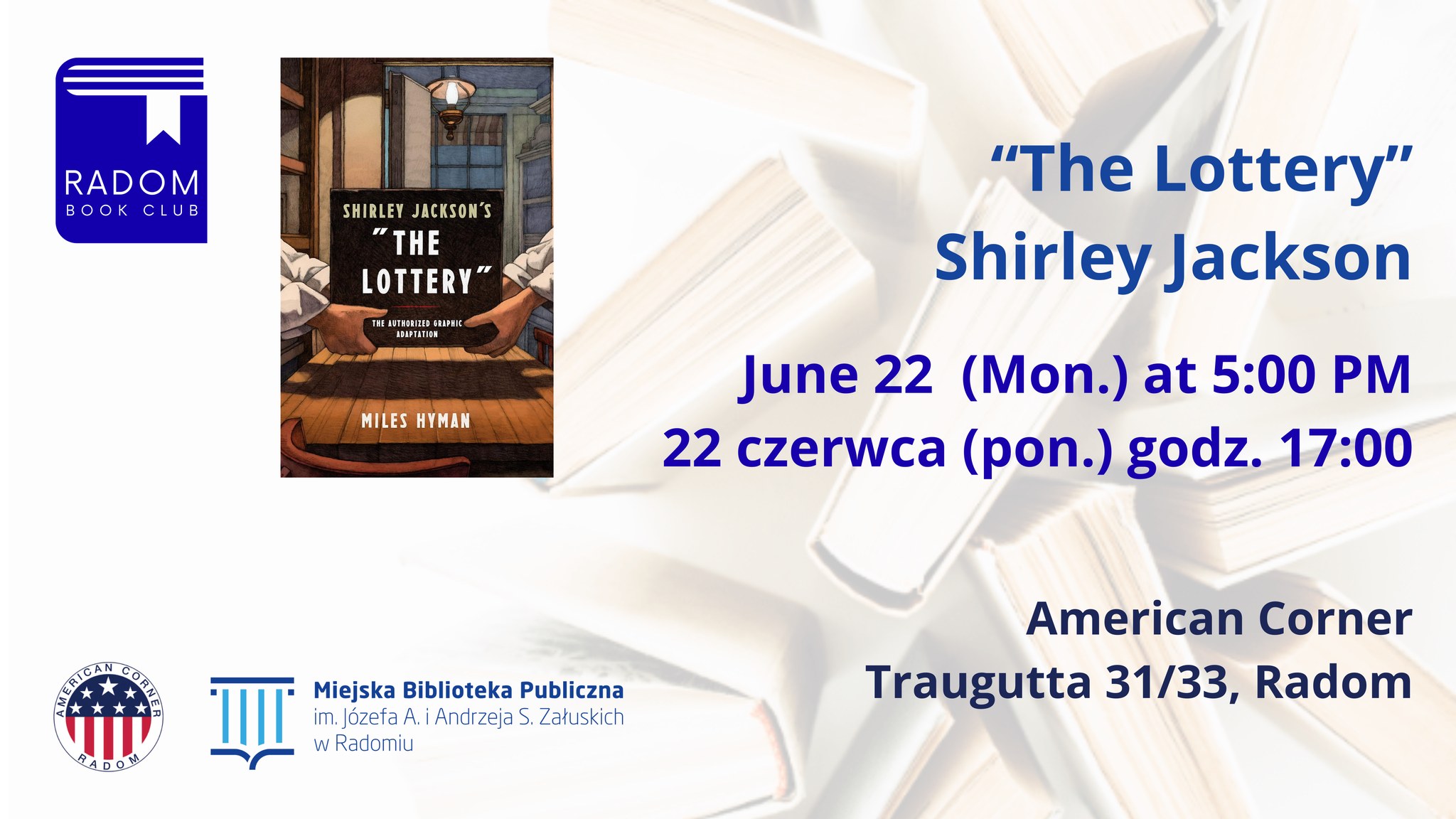 Radom Book Club #5 - "The Lottery" Shirley Jackson