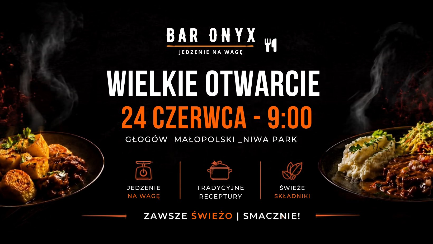 🥳WIELKIE OTWARCIE BARU ONYX w Głogowie Małopolskim!