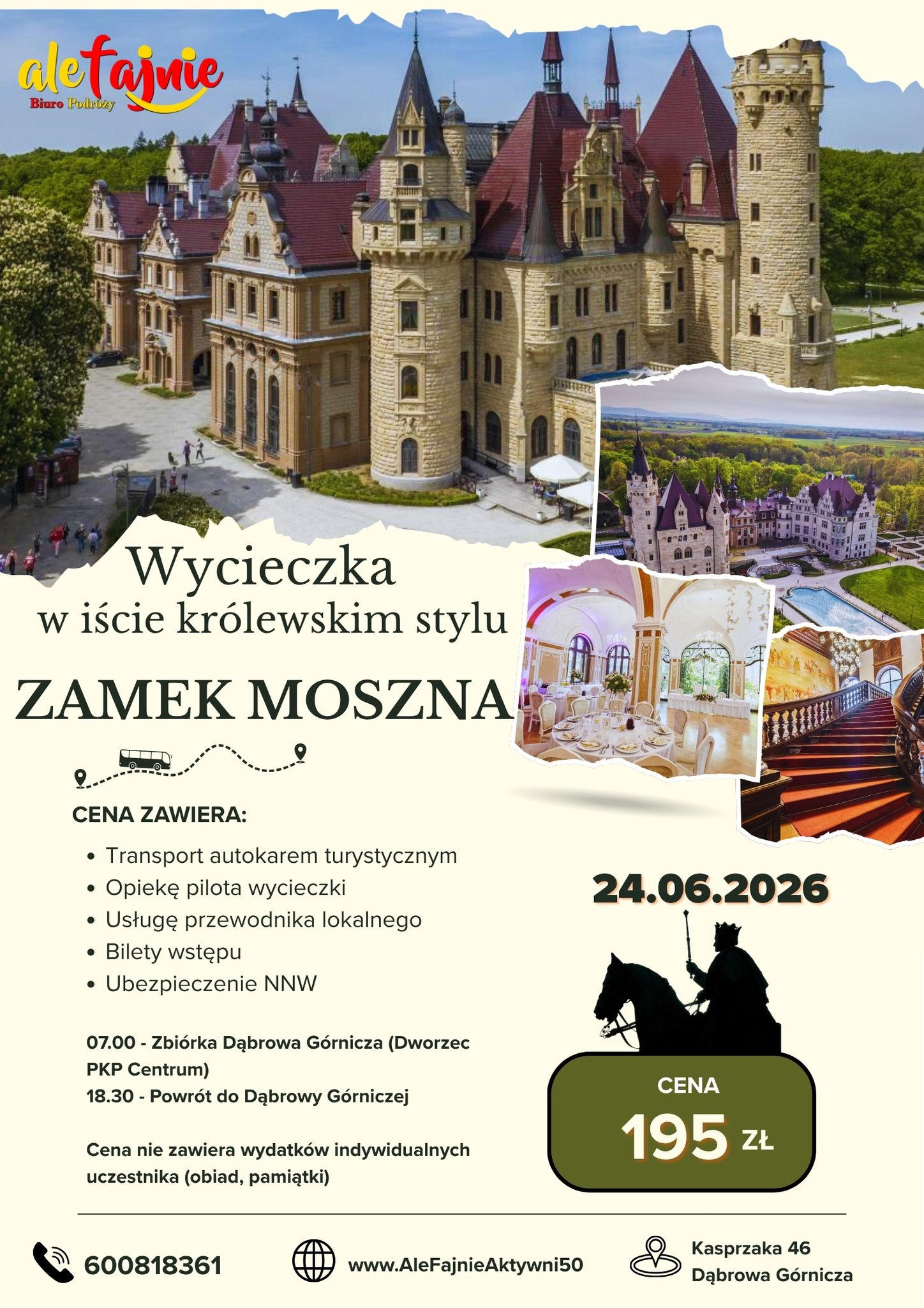 Wycieczka na Zamek w Mosznej